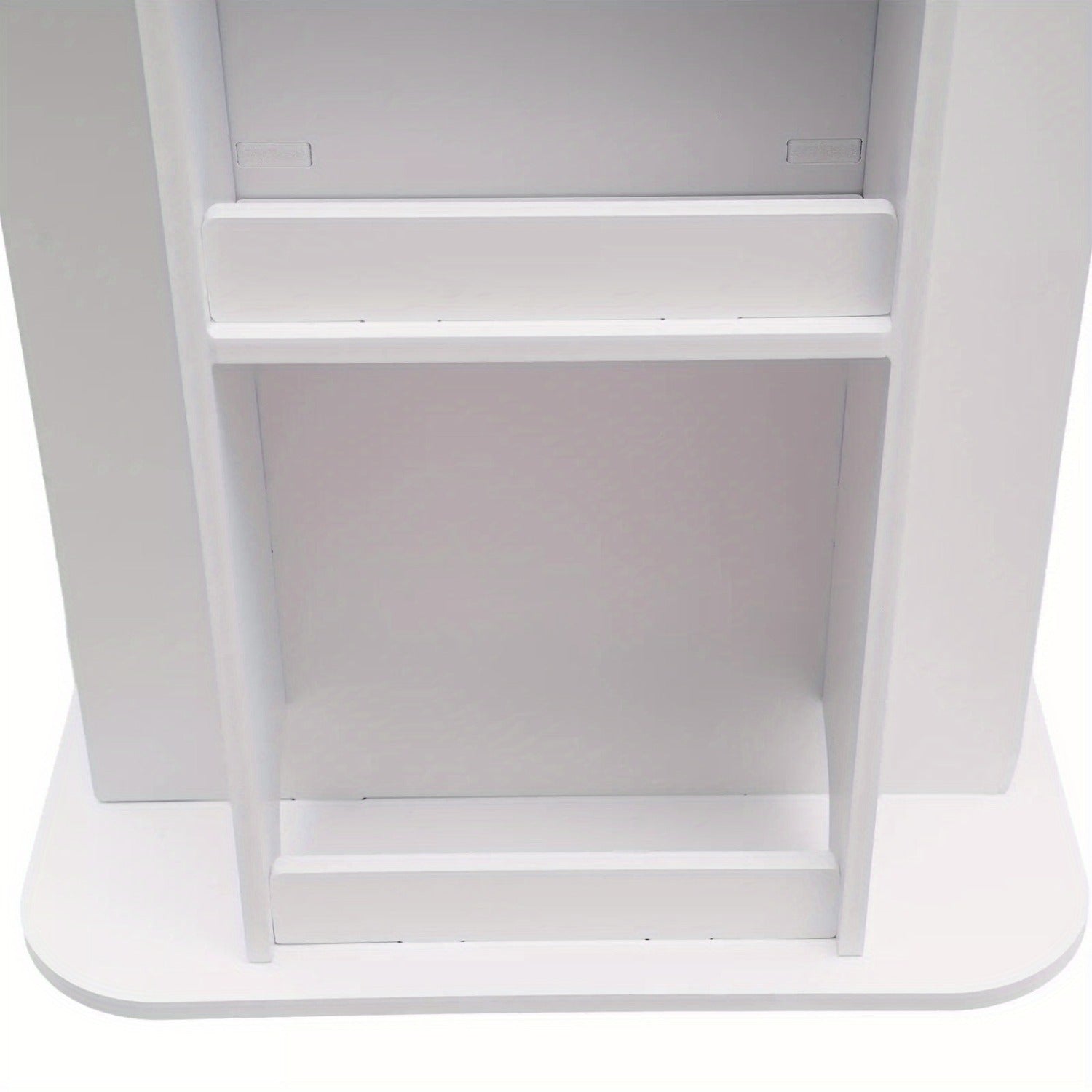 Heavy-Duty 3-Tier Rotating Bookshelf - 360° Spinning Bookcase with Wide Base, Modern White Floor Standing Shelf Organizer, Easy Assembly for Home Office, Living Room, Study - PVC\u002FABS Construction, Bookshelf Furniture
