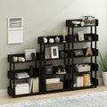Turn-N-Tube 3-Tier Freestanding Multipurpose Display Rack, Bookshelf, Espresso, Home Storage