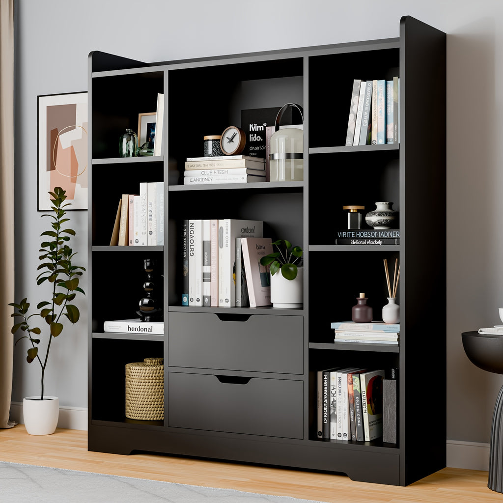 4-Tier Open Shelf Bookcase, 47.2\