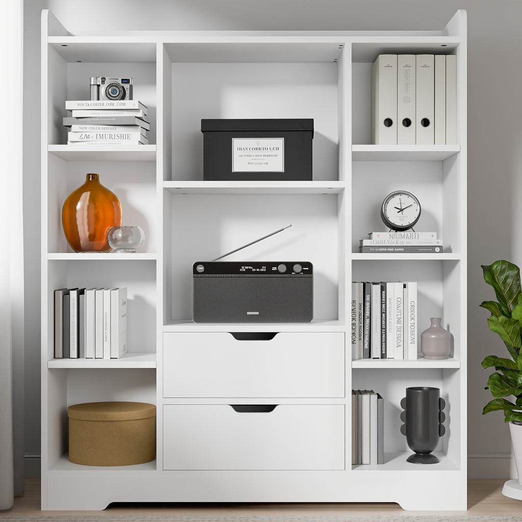 4-Tier Open Shelf Bookcase, 47.2\