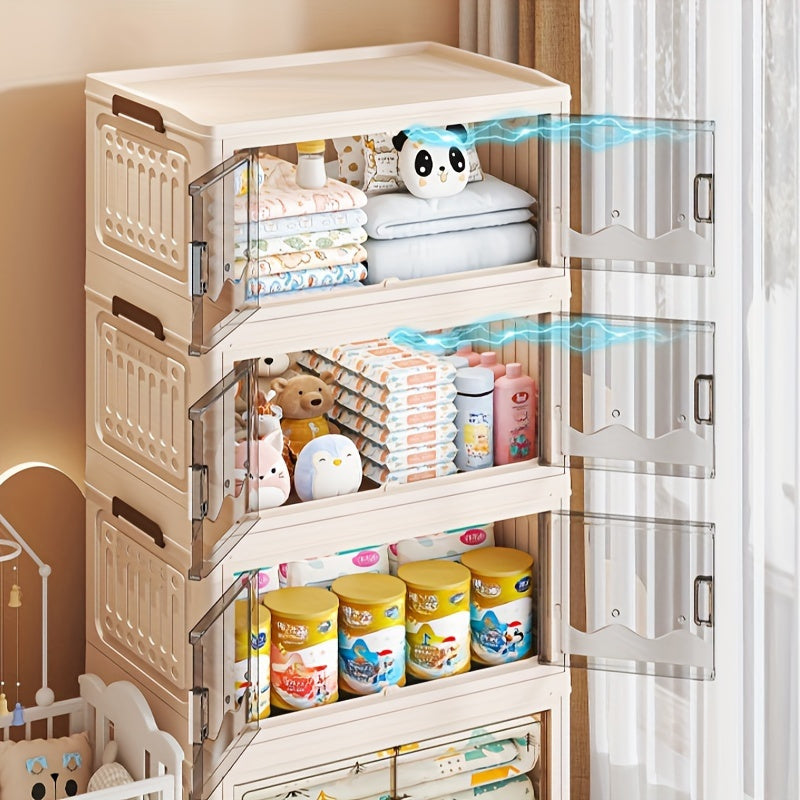 Multi Functional Independent Double Door Storage Rack, Bookshelf