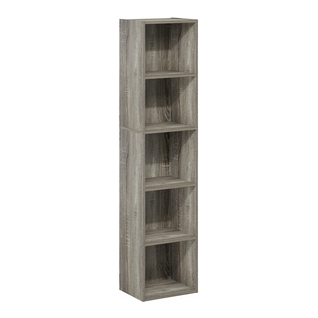 Pasir 5-Tier Open Shelf Bookcase, Tall Storage Unit, Modern Bookshelf, Versatile Display Rack, Easy Assembly, Stylish Home Organizer, Durable Design for Books, Plants, and Decorative Items
