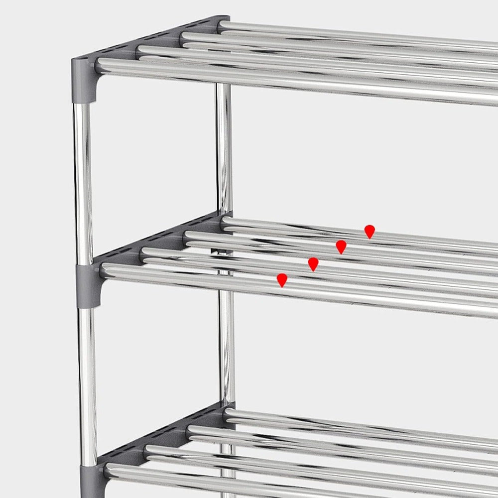 GDRASUYA10 4-Tier Wooden Bookshelf, Heavy Duty, Easy Assembly, Multi-Purpose Storage Rack with Adjustable Shelves for Books, Toys, Clothes, and Snacks