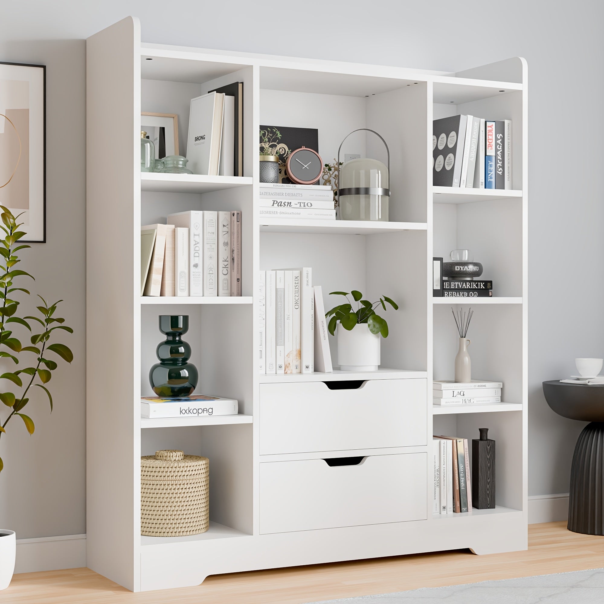 4-Tier Open Shelf Bookcase, 47.2\