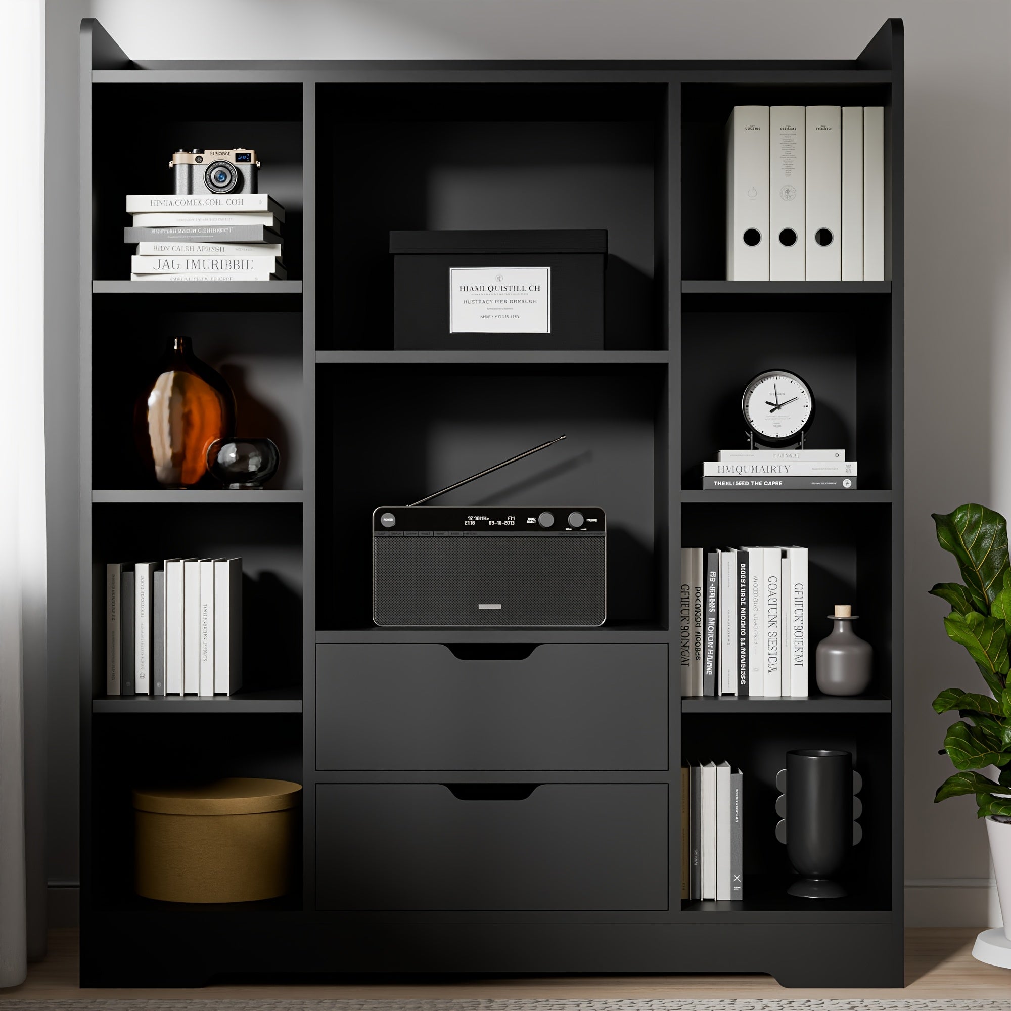 4-Tier Open Shelf Bookcase, 47.2\