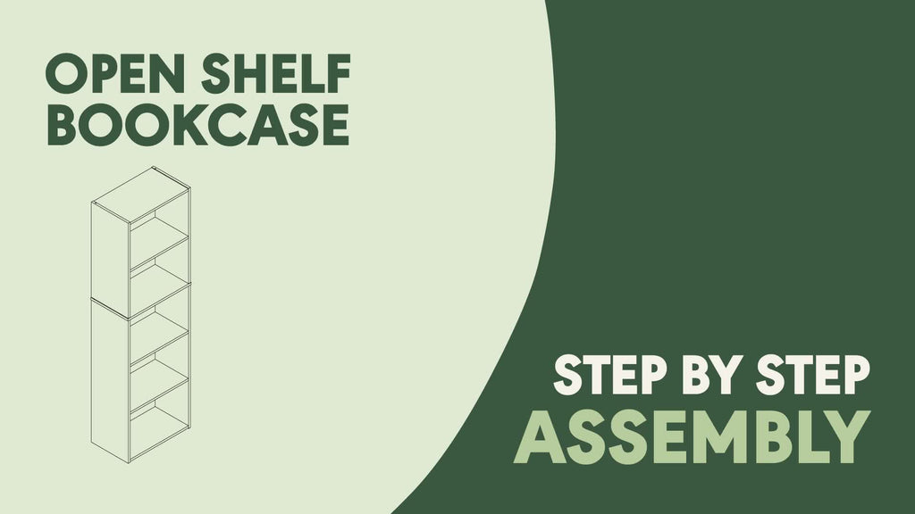 Made in Malaysia, 5-Tier Wooden Bookcase, Sturdy Storage Shelf, Easy Assembly, Bookshelf Organizer for Living Room, Bedroom, Office, or Library