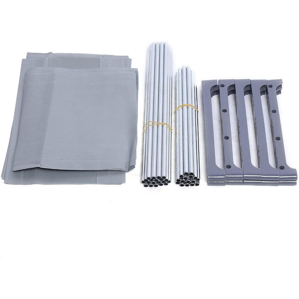 GDRASUYA10 4-Tier Wooden Bookshelf, Heavy Duty, Easy Assembly, Multi-Purpose Storage Rack with Adjustable Shelves for Books, Toys, Clothes, and Snacks