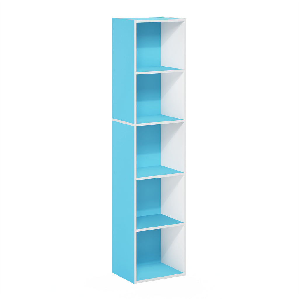 Pasir 5-Tier Open Shelf Bookcase, Tall Storage Unit, Modern Bookshelf, Versatile Display Rack, Easy Assembly, Stylish Home Organizer, Durable Design for Books, Plants, and Decorative Items